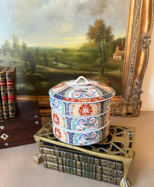 Porcelain Three Tier Bento Box